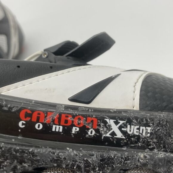 Mens Size 46 B36 Louis Garneau Revo XR3 Road Cycling Shoes Black Hook Loop - Picture 10 of 12